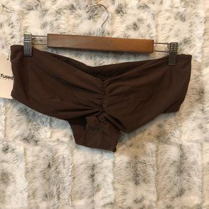 Fused Hawaii Kona Bikini Bottom Roched NWT US Large Brown